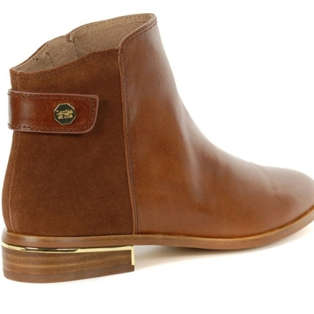 BNWOT LOUISE ET CIE Women's Leather Booties Brown Size 11M/43 EU